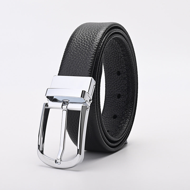 Genuine Leather Auto-Buckle Belt
