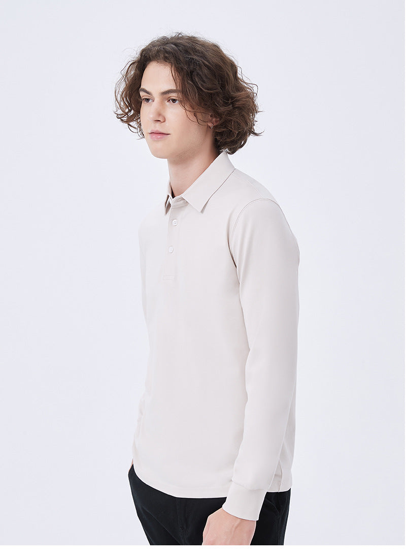 Premium Solona Cotton Long-Sleeve Polo