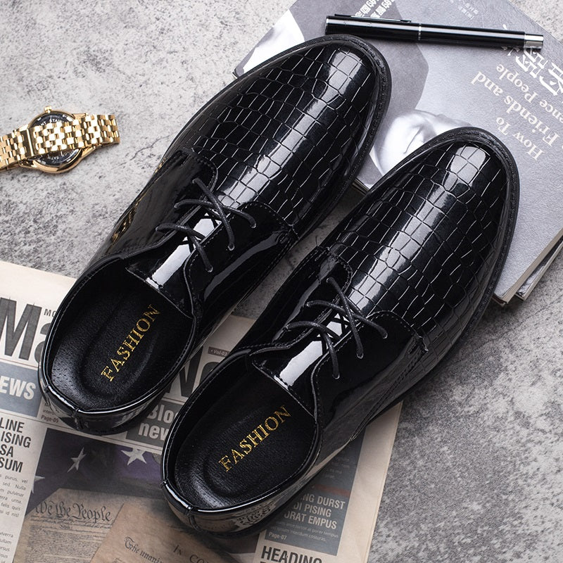 British Black Casual Wedding Shoes