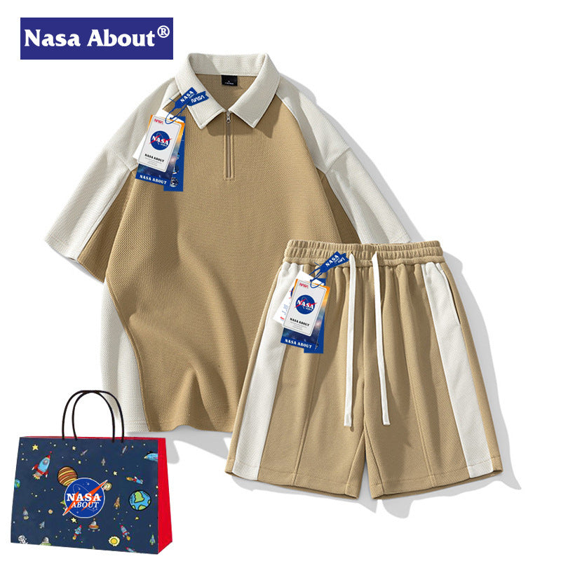 NASA Men's Summer Tracksuit 2024 - Casual Fashion Two-Piece Set