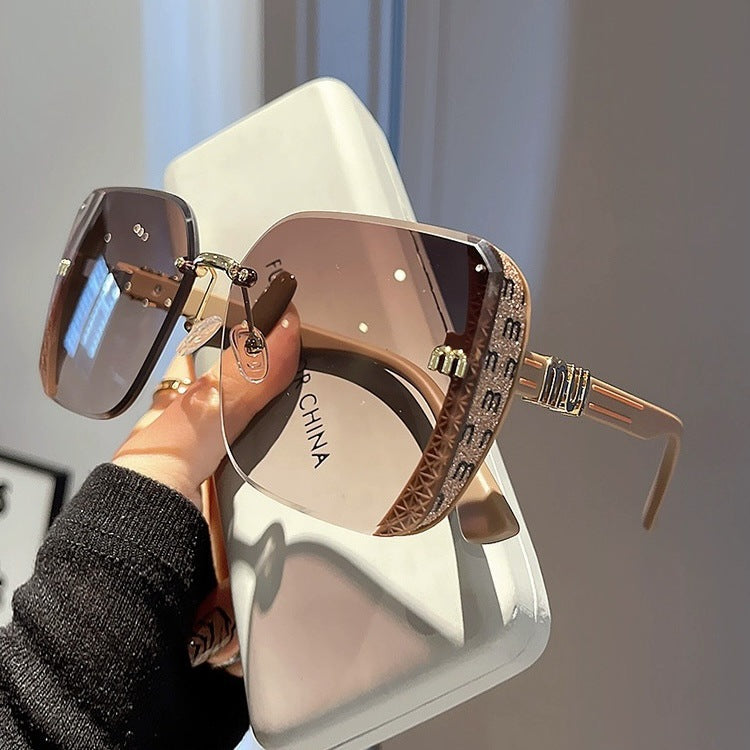 Women's Trendy Half-Rim Sunglasses