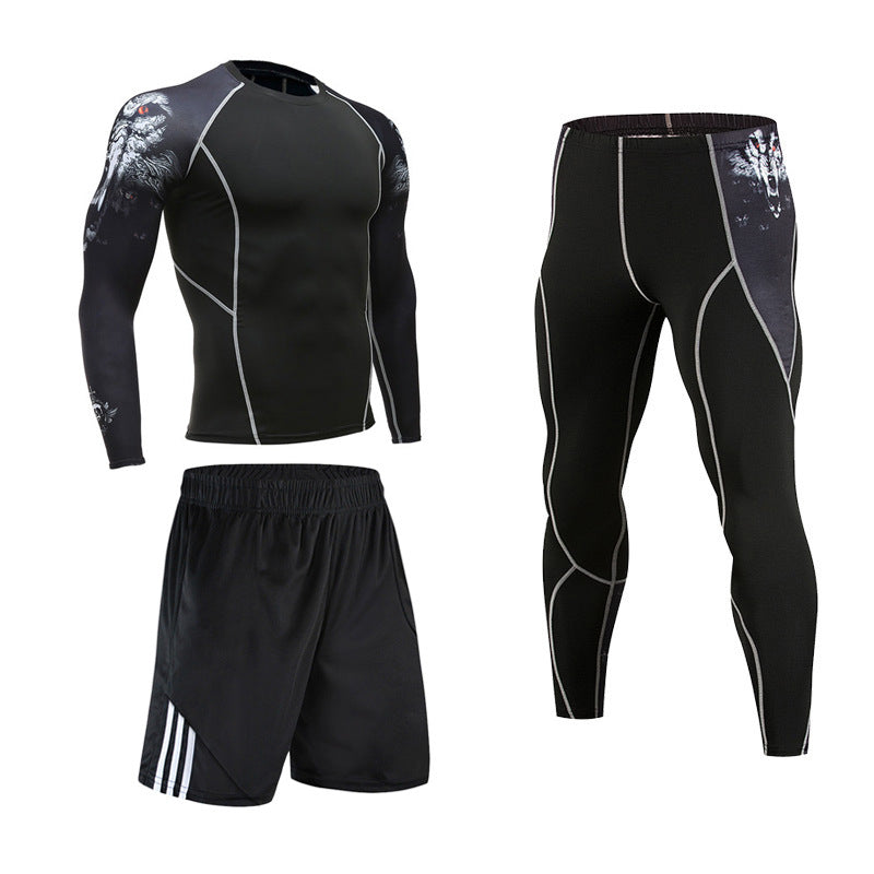 Men's Tights Long Sleeve Fitness Wear