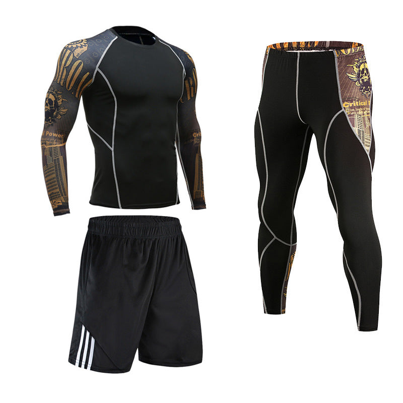 Men's Tights Long Sleeve Fitness Wear