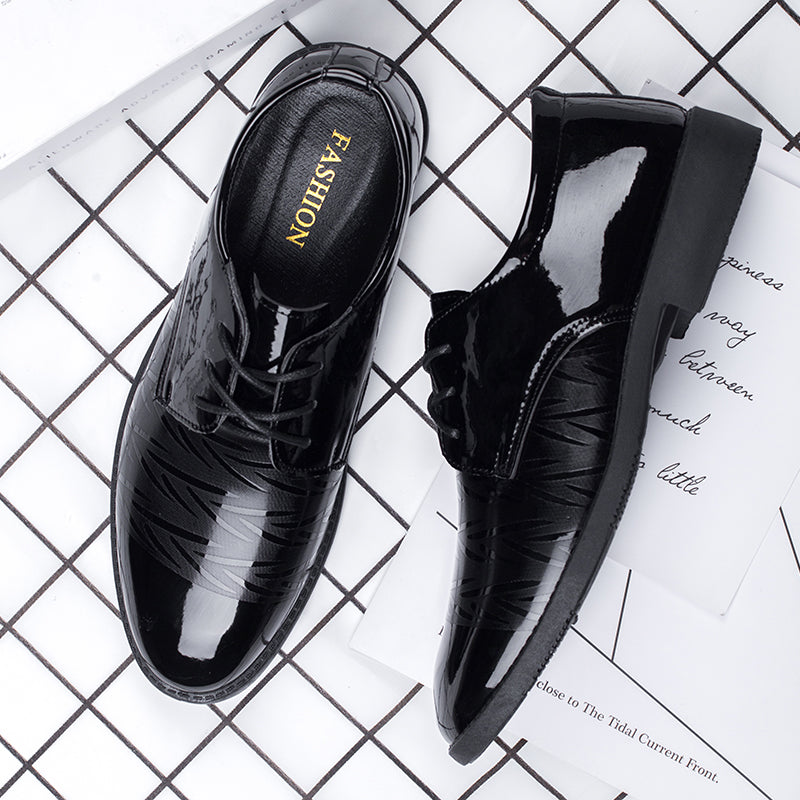British Black Casual Wedding Shoes