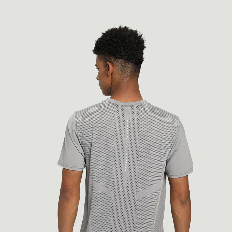 Ice silk quick-dry crewneck sports Tee