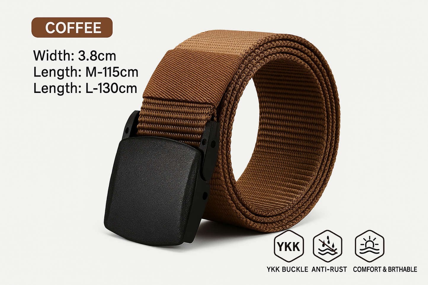 Lightweight Tactical Belt