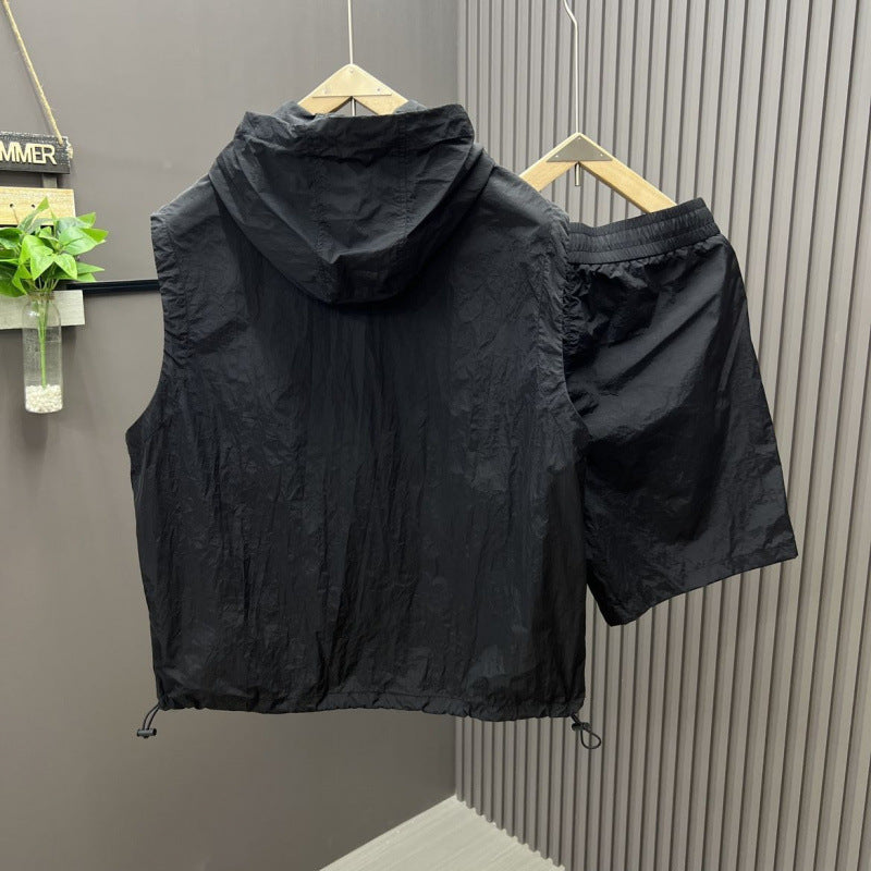 Two-Piece Vest and Shorts Set