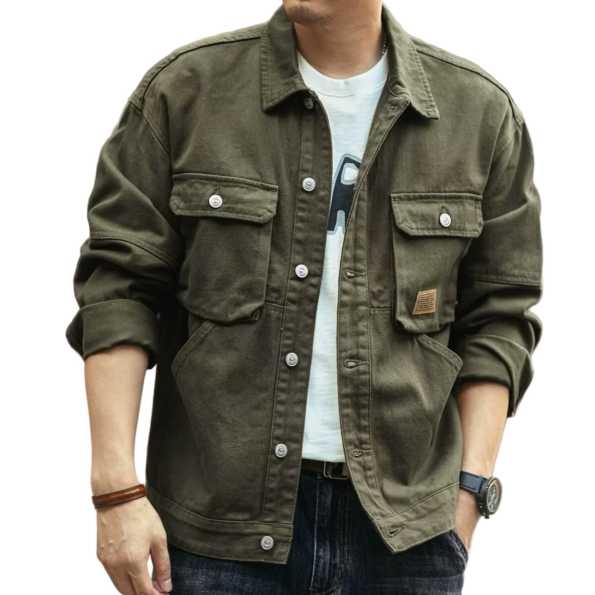 Vintage Multi-Pocket Jacket