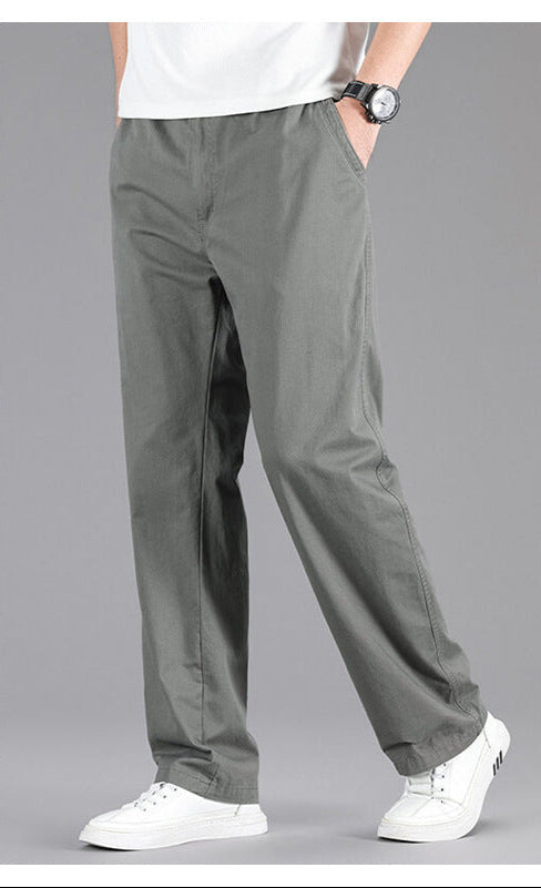 Loose Fit Straight Trousers
