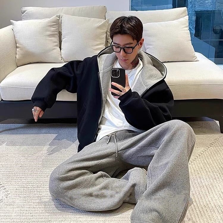 American Style Heavyweight Zip Hoodie & Sweatpants Set