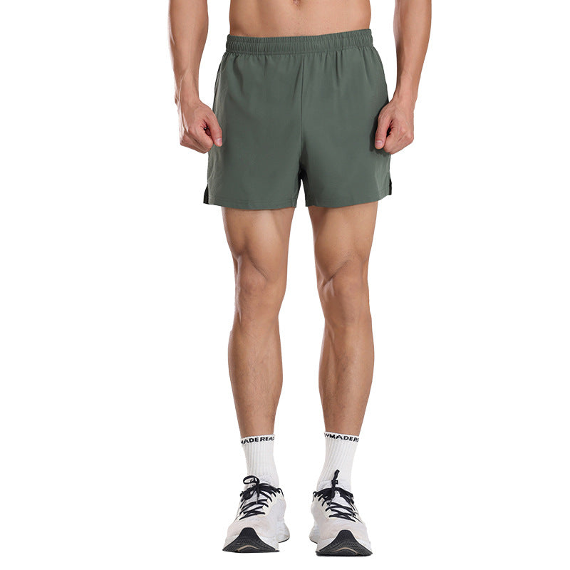 Waterproof Workout Shorts with Zipper Pocket