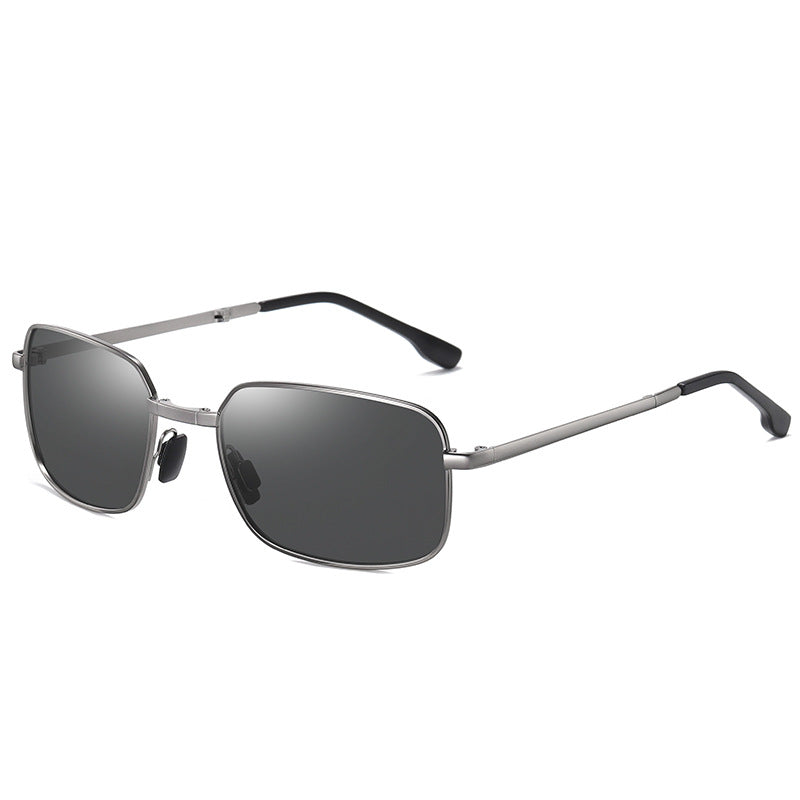 Men's Metallic Folding Sunglasses