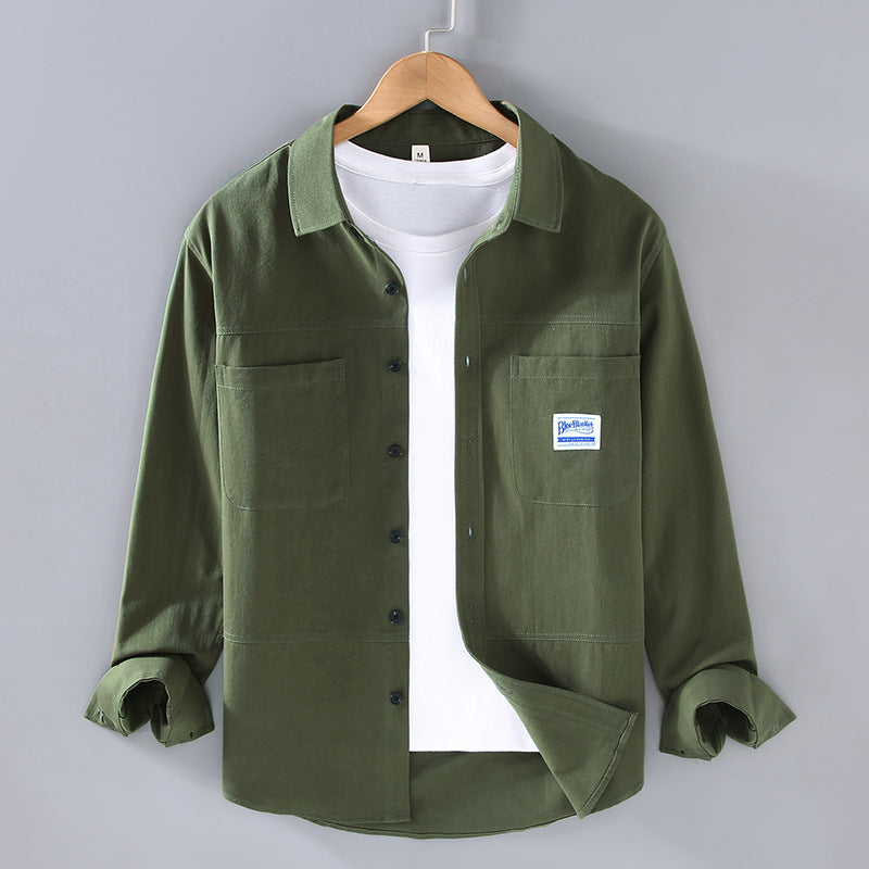 Casual Button-Up Utility Shirt