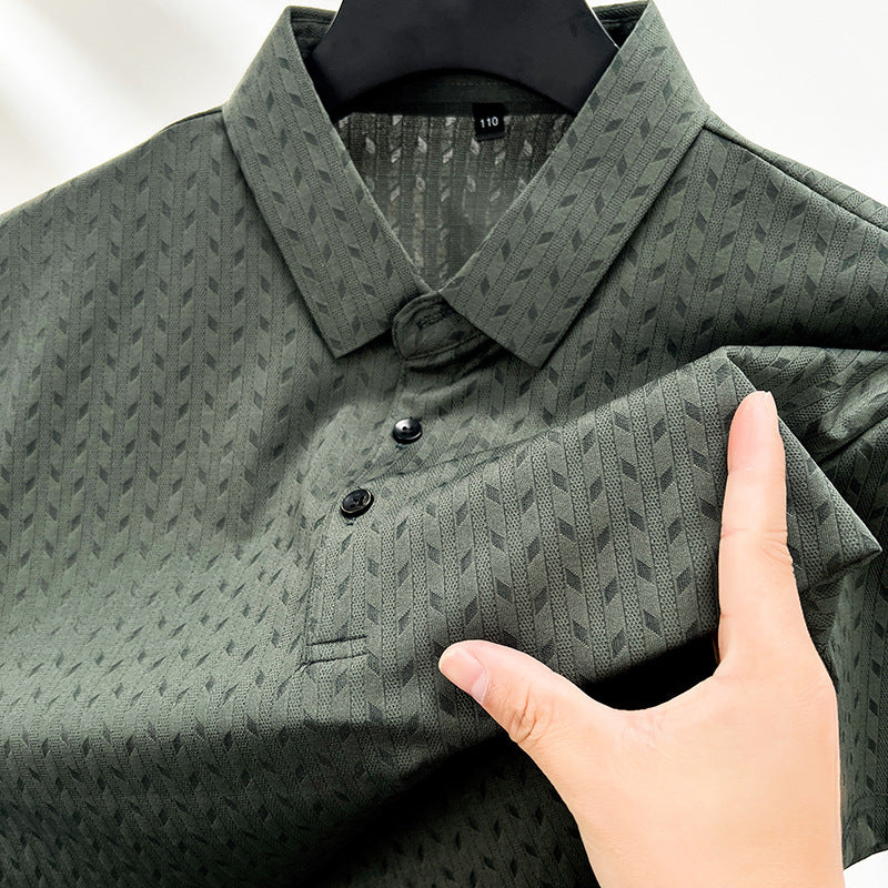 Textured Polo Shirt