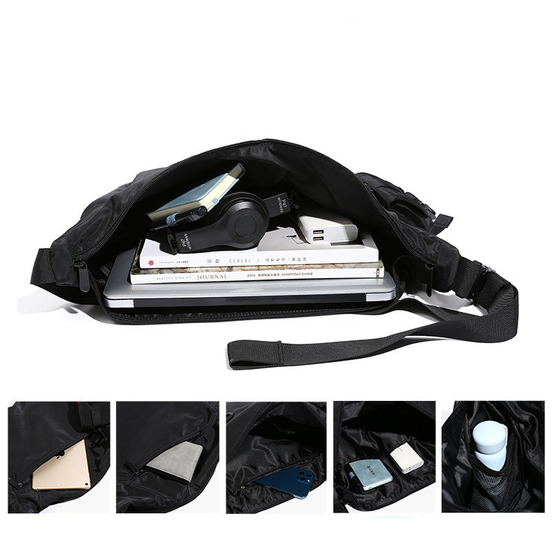 MOYYI Men's Shoulder BagKorean Crossbody BagMen's Multi-Purpose BagCasual Postman Bag Workwear Trendy Small Shoulder Bag
