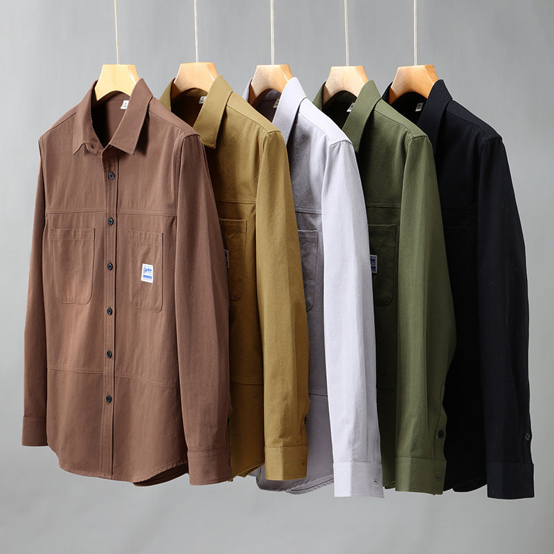Casual Button-Up Utility Shirt