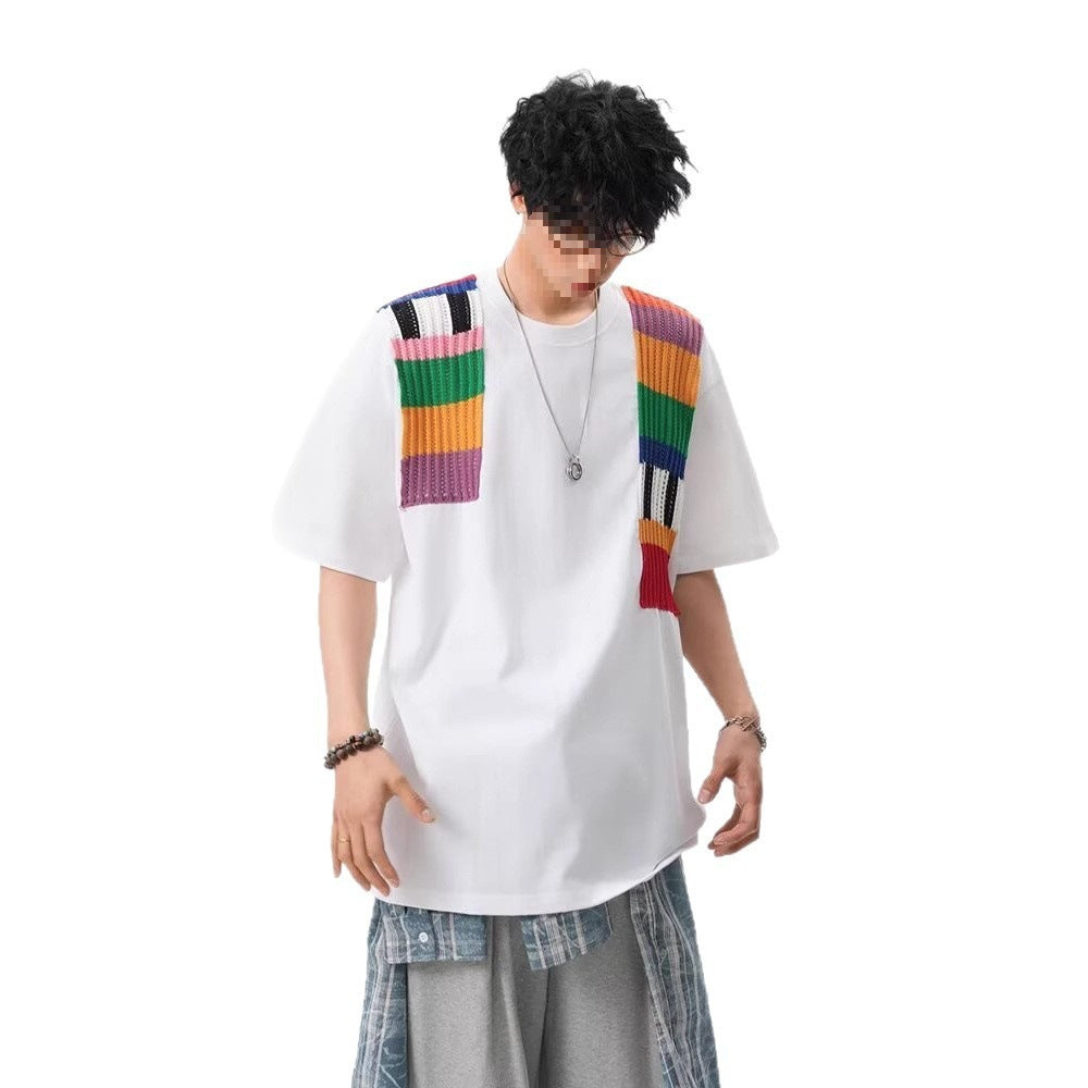 Patchwork Shoulder Tee