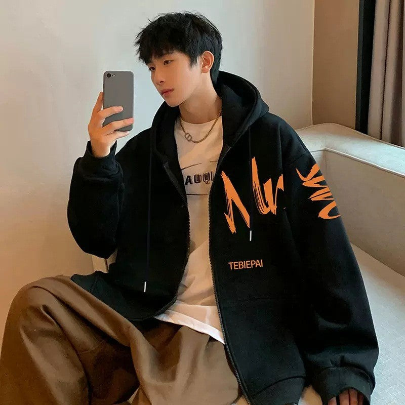 Zippered Hoodie Jacket