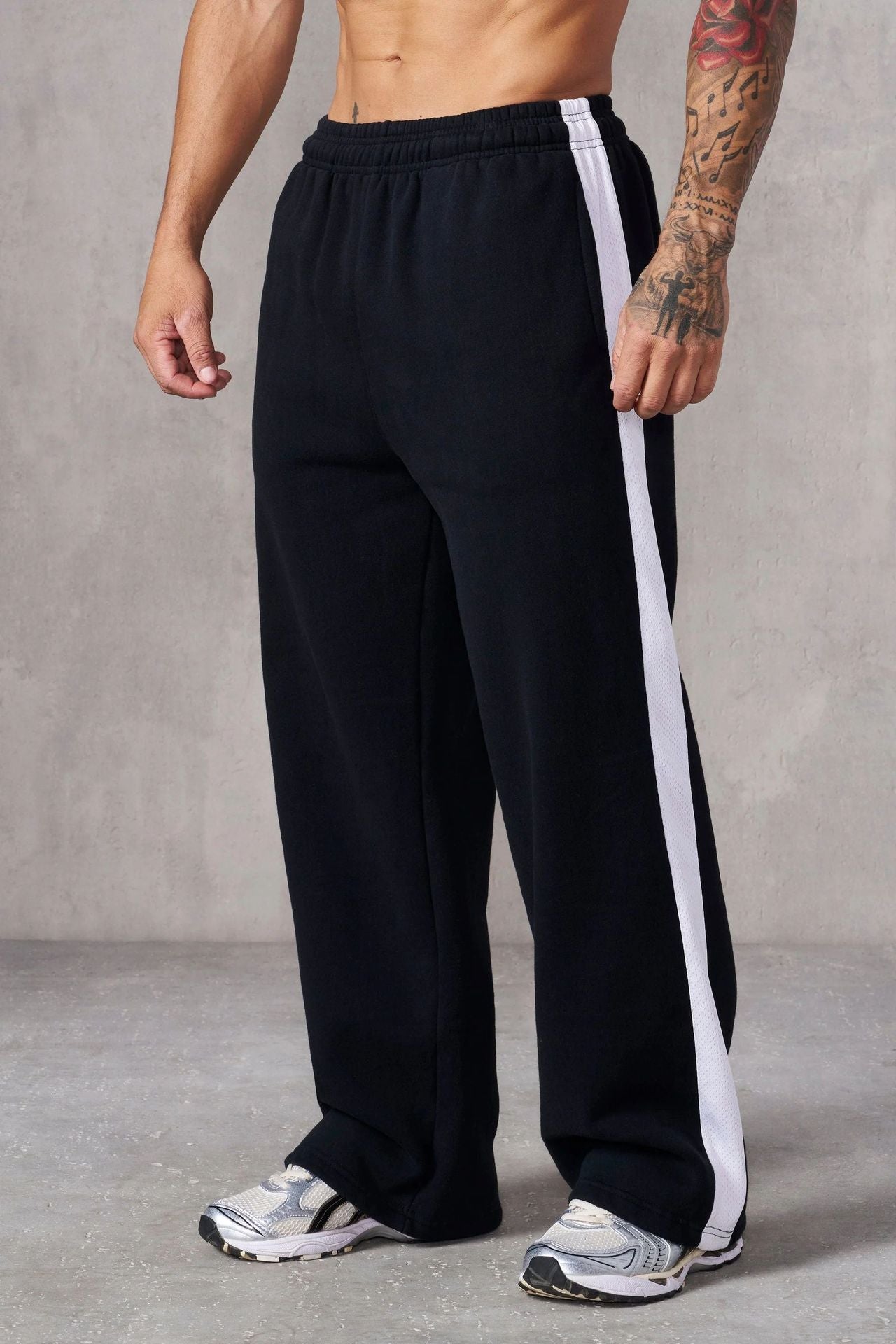 YOUNGLA Men's Relaxed Fit Athletic Pants