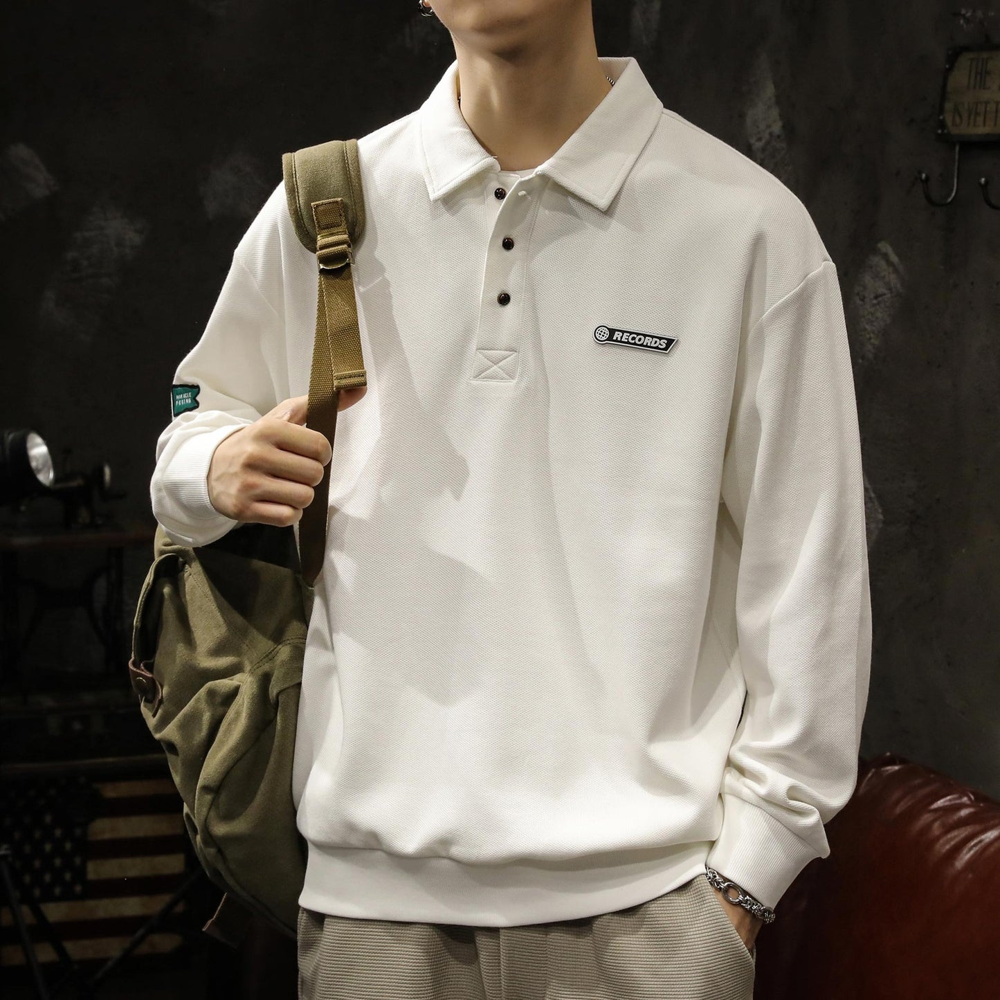 Retro Varsity Polo