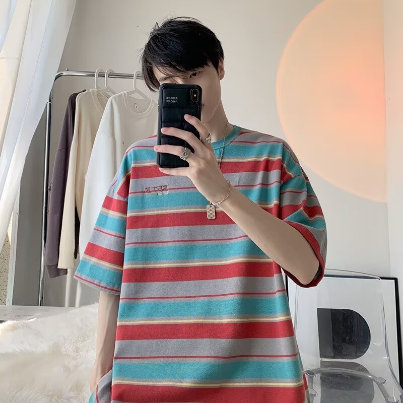 Striped Short-Sleeved T-shirt