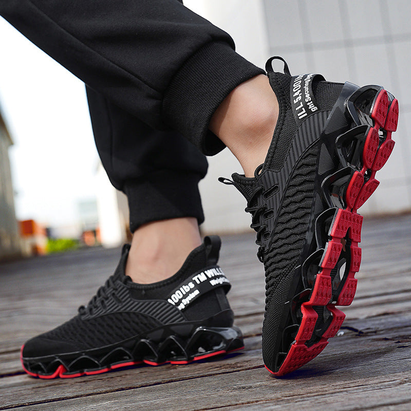 Blade-Sole Running Shoes