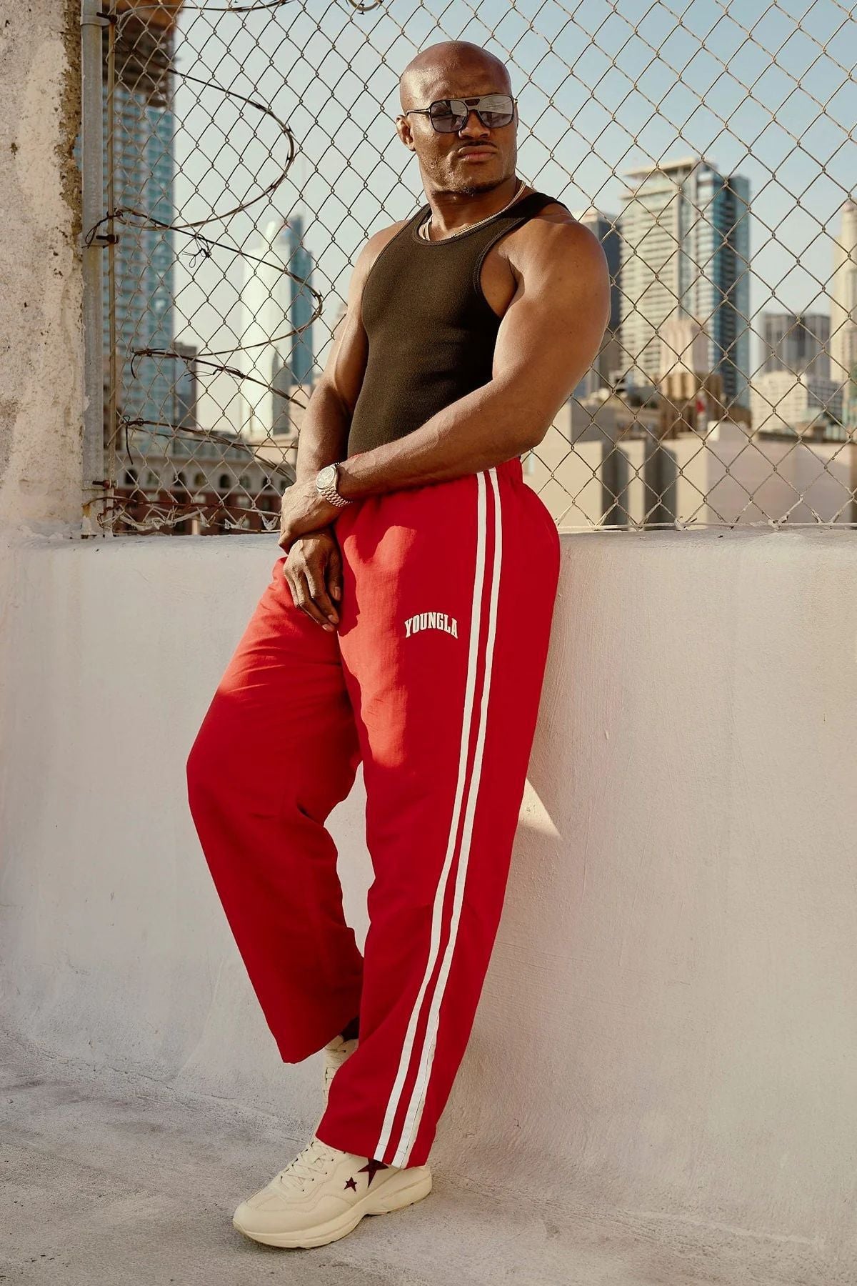 Double-Stripe Fitness Trousers