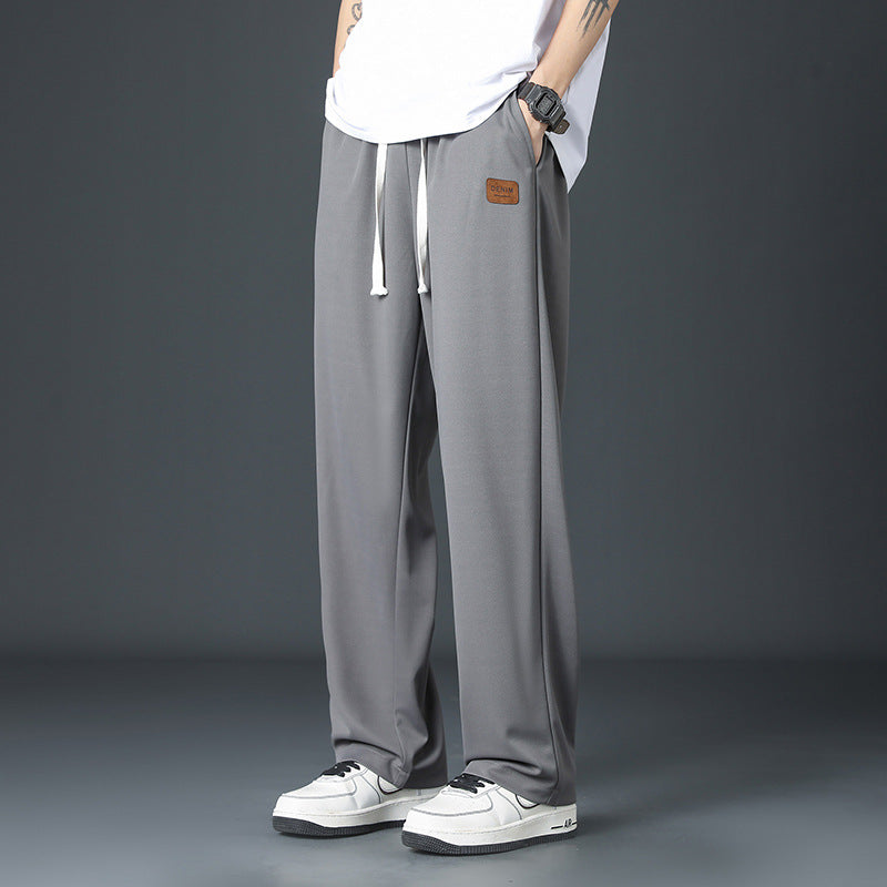 Relaxed Fit Wide-Leg Pants
