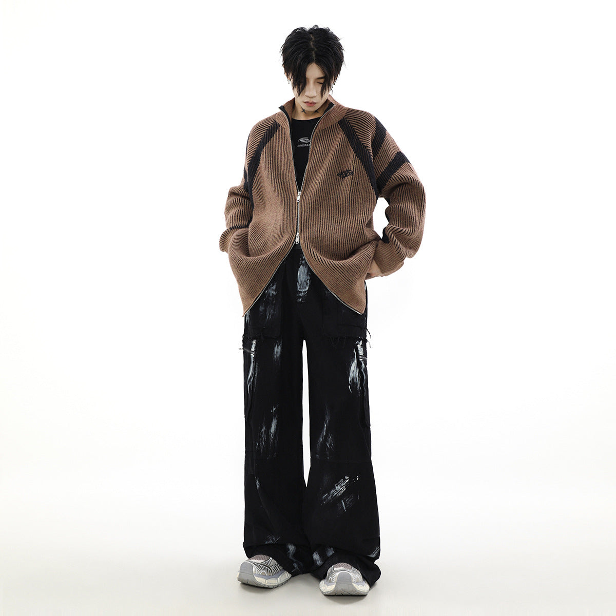 Knit Full-Zip Jacket For Men