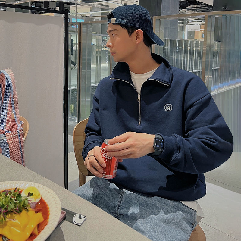 Half-Zip Pullover Sweatshirt