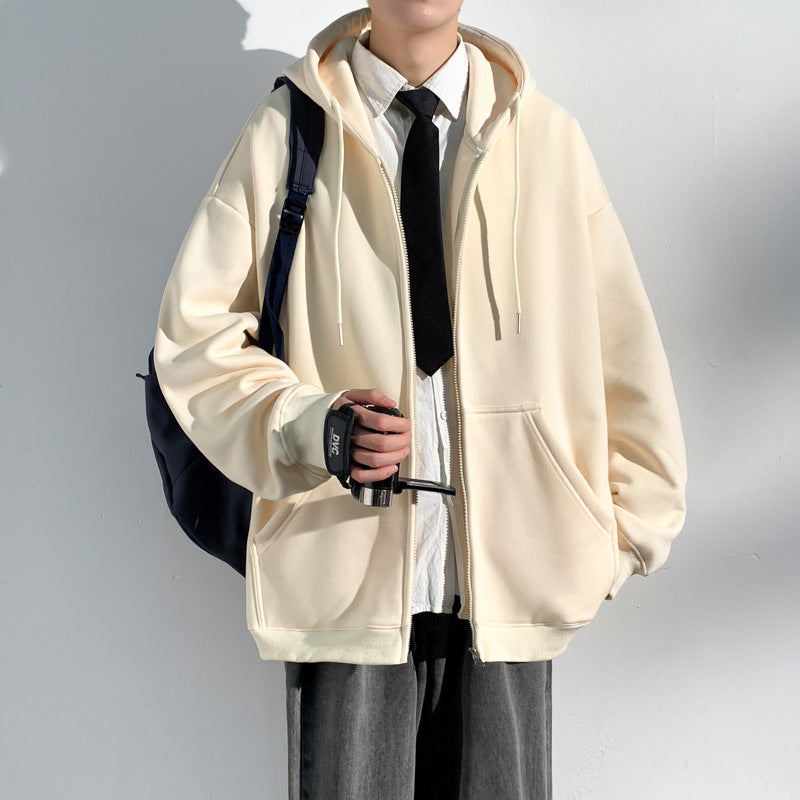 Casual Zip-Up Hoodie