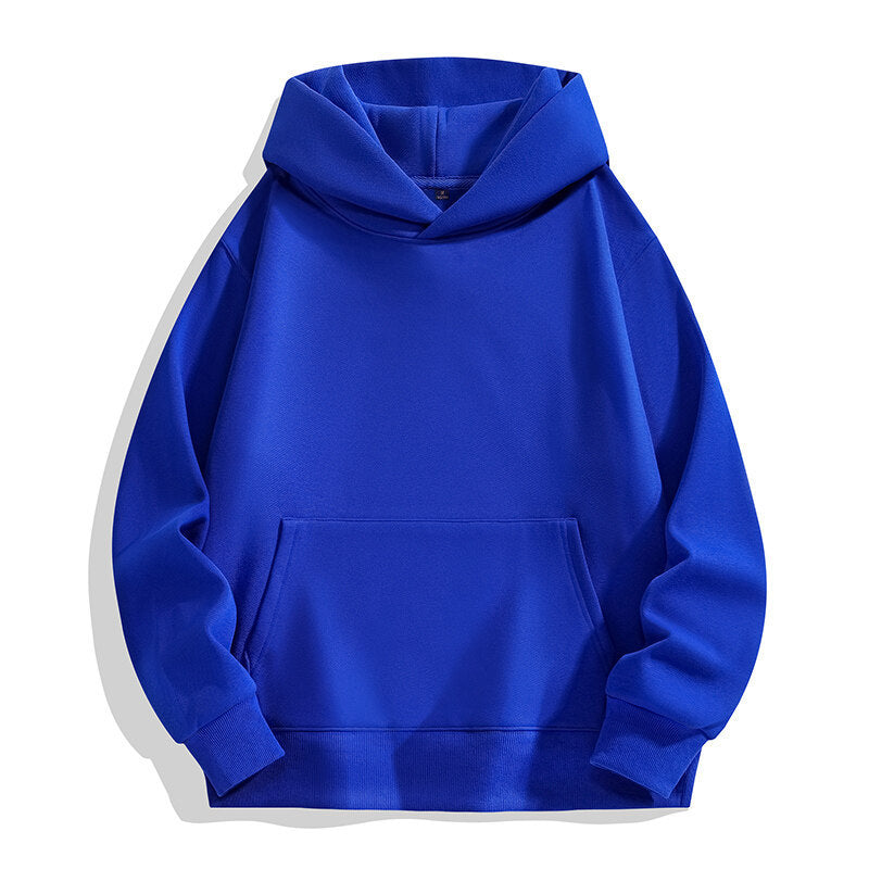 Oversized Terrycloth Drop-Shoulder Hoodie
