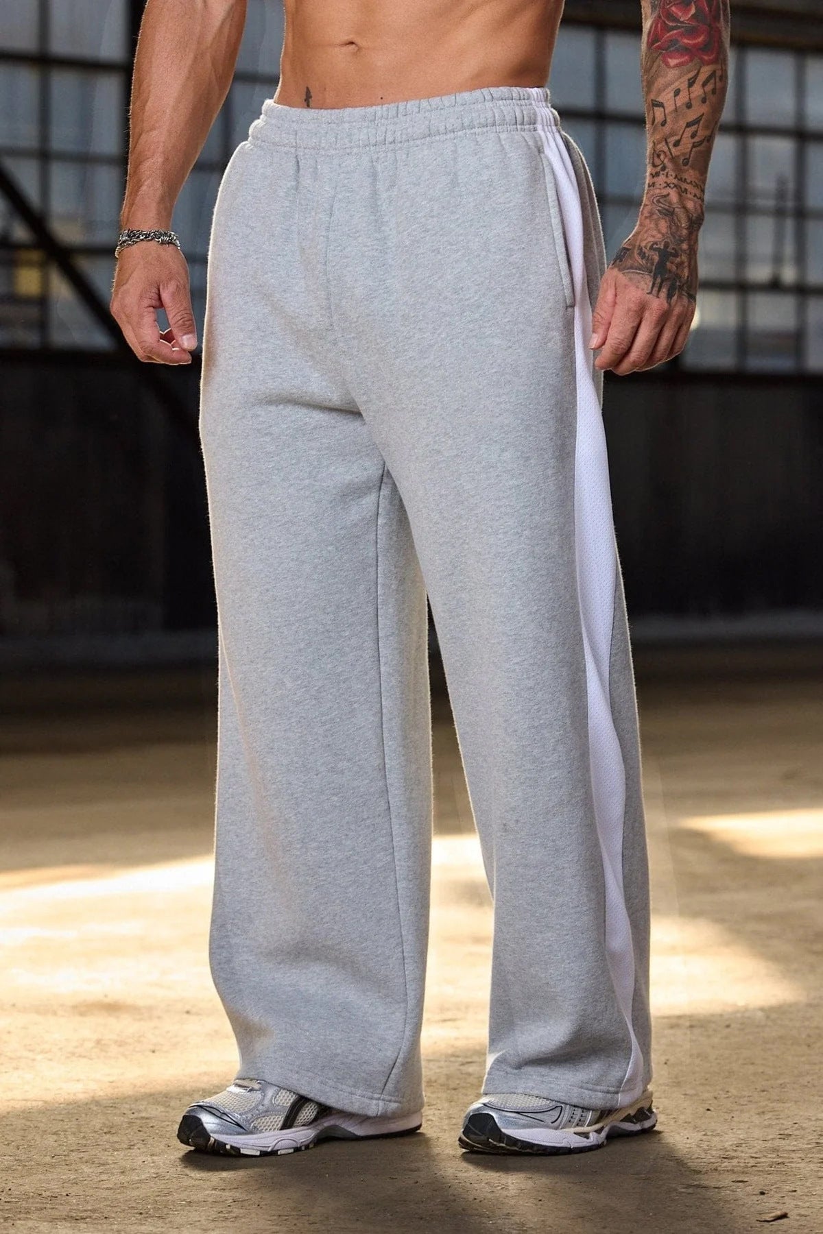 YOUNGLA Men's Relaxed Fit Athletic Pants