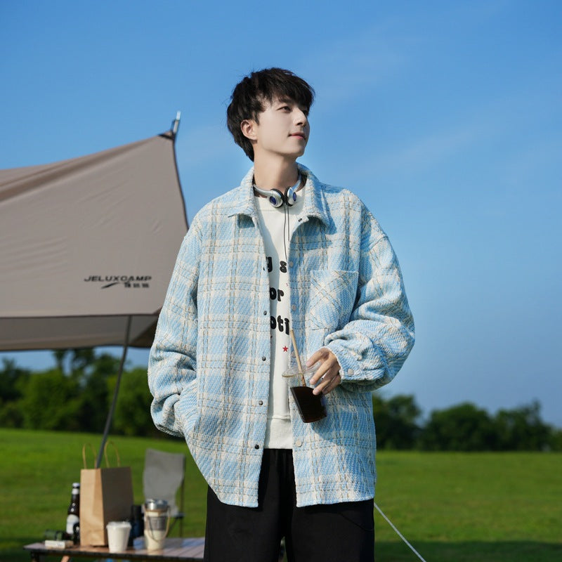 Casual Plaid Shirt-Jacket