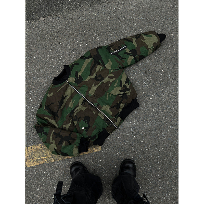 Camo Bomber Jacket