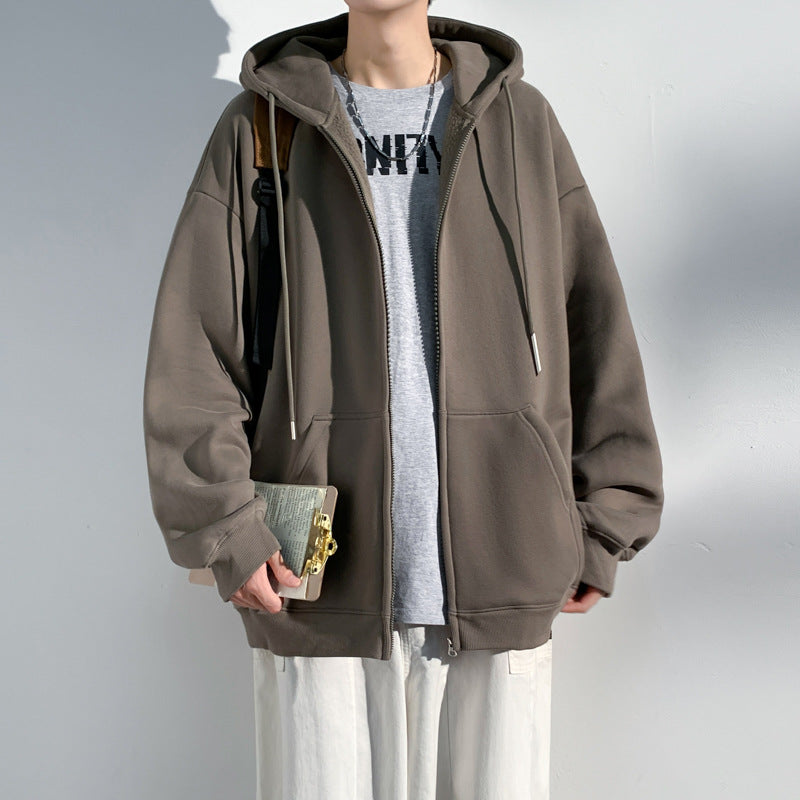 Casual Zip-Up Hoodie