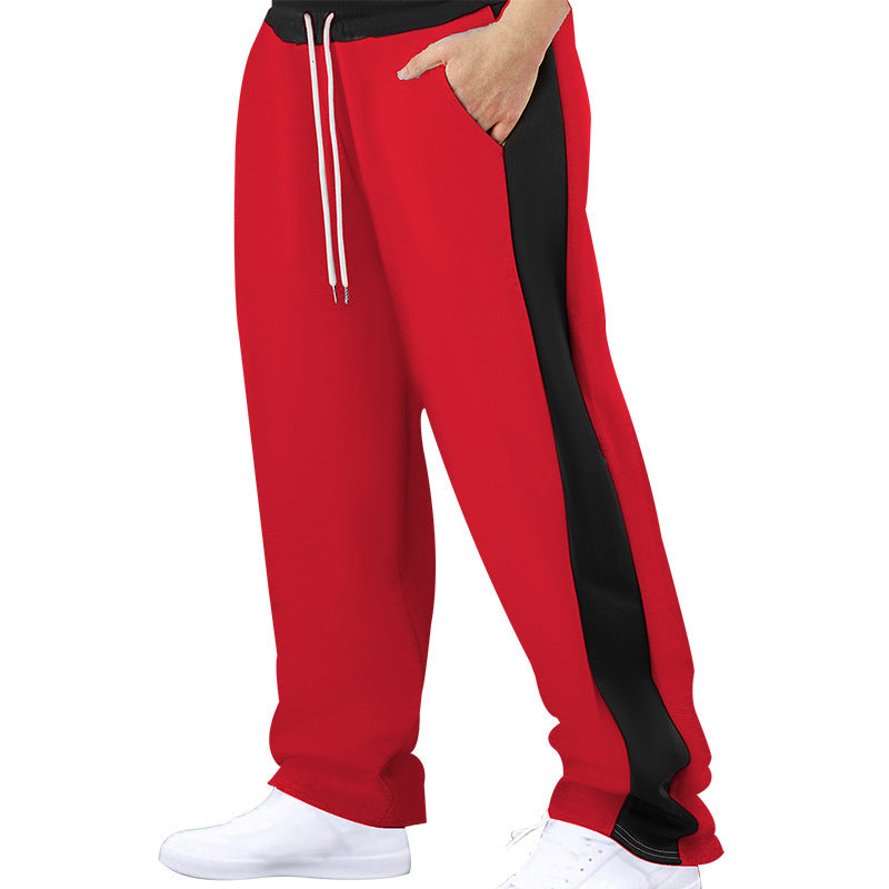 Retro-Stripe Loose Fit Joggers