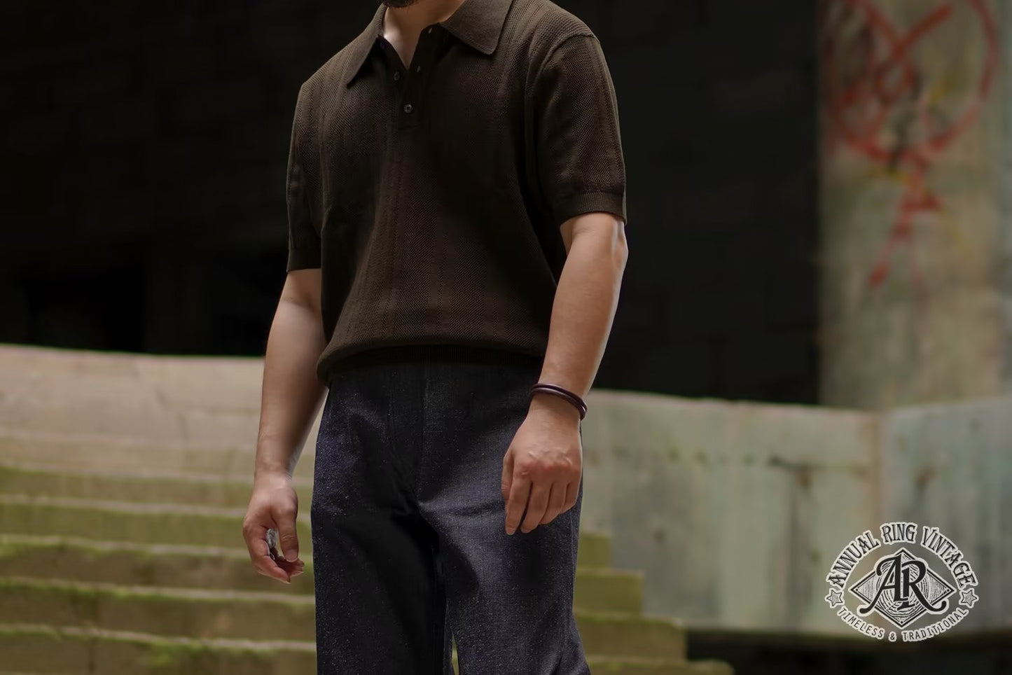 Knitted Polo Shirt