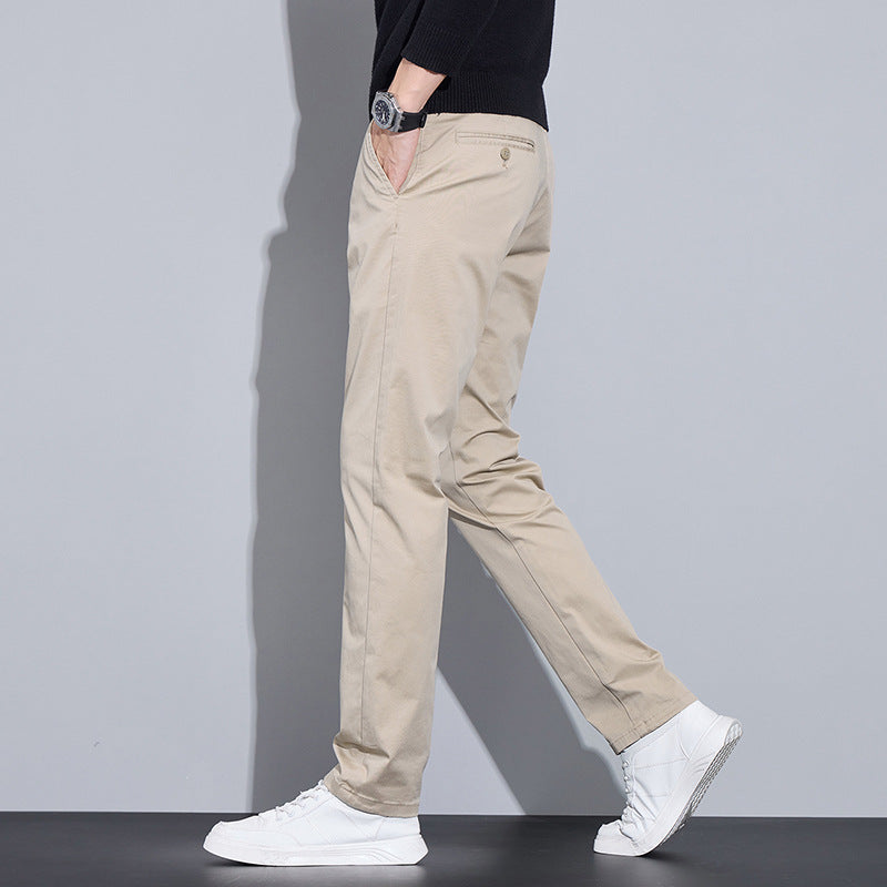 Men's Slim-Fit Business Casual Chinos