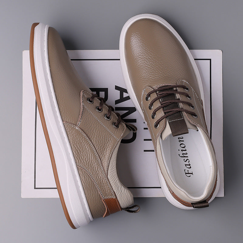 Men's Leather Casual Sneakers