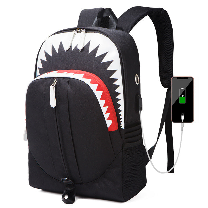Backpack Male Student Backpack Korean Fashion Casual Oxford Cloth Bag Multifunctional Tide Cross-border Wholesale One Piece Dropshipping