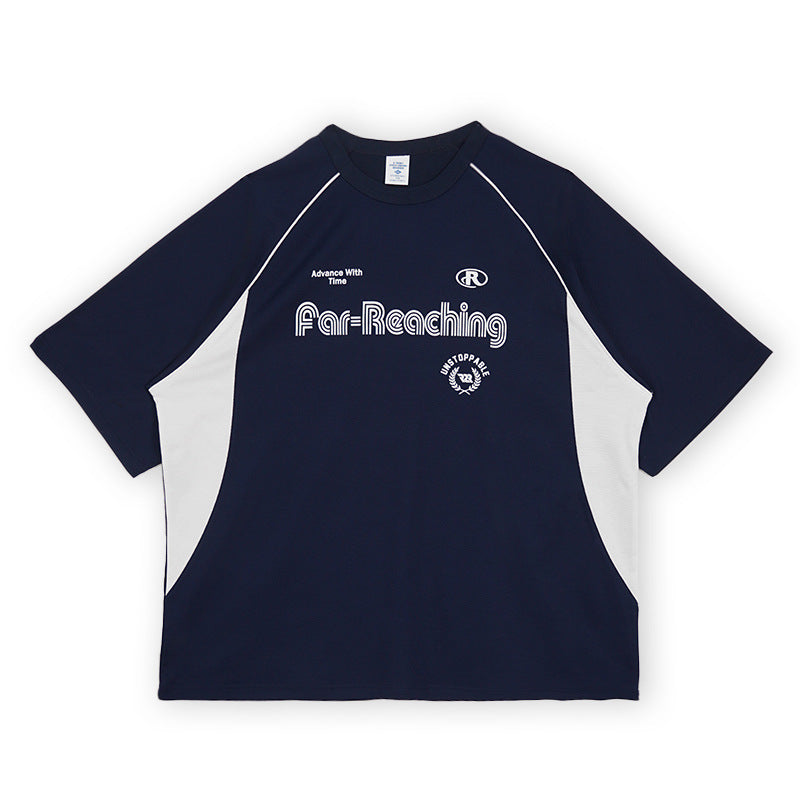 Letter-Patch T-Shirt