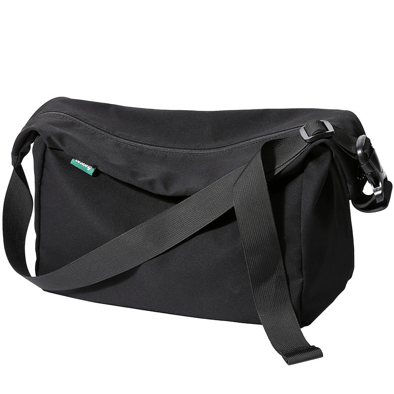 Japanese new cross-border men's crossbody bag, casual oxford textile, urban fashion, simple large-capacity shoulder bag, women's trend