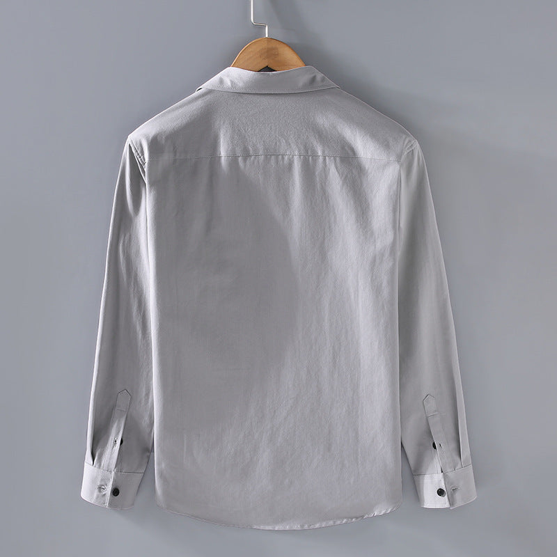 Casual Button-Up Utility Shirt