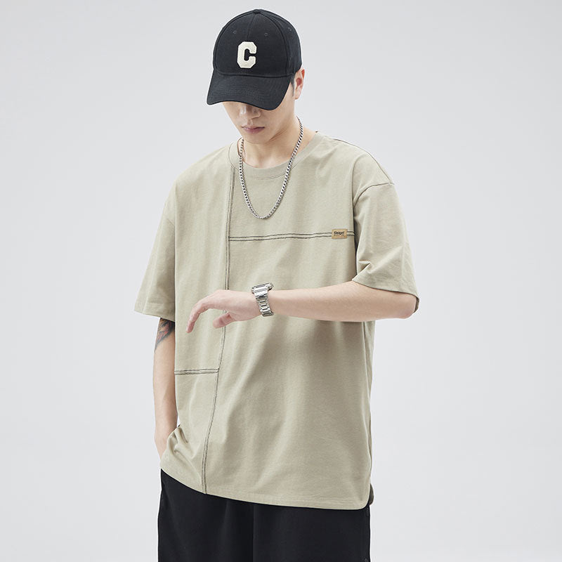 Stitched Patchwork T-Shirt
