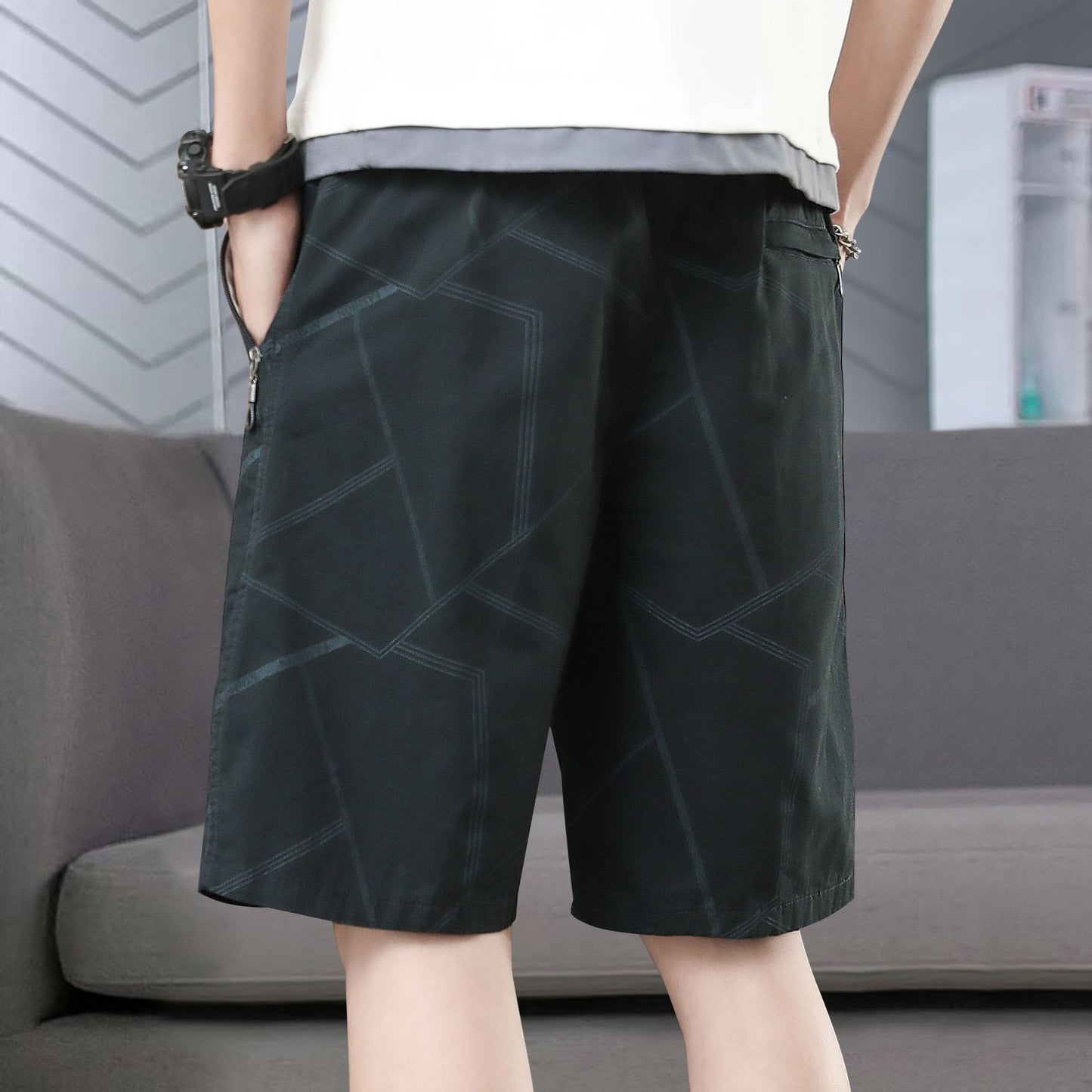 Casual Zipper Shorts