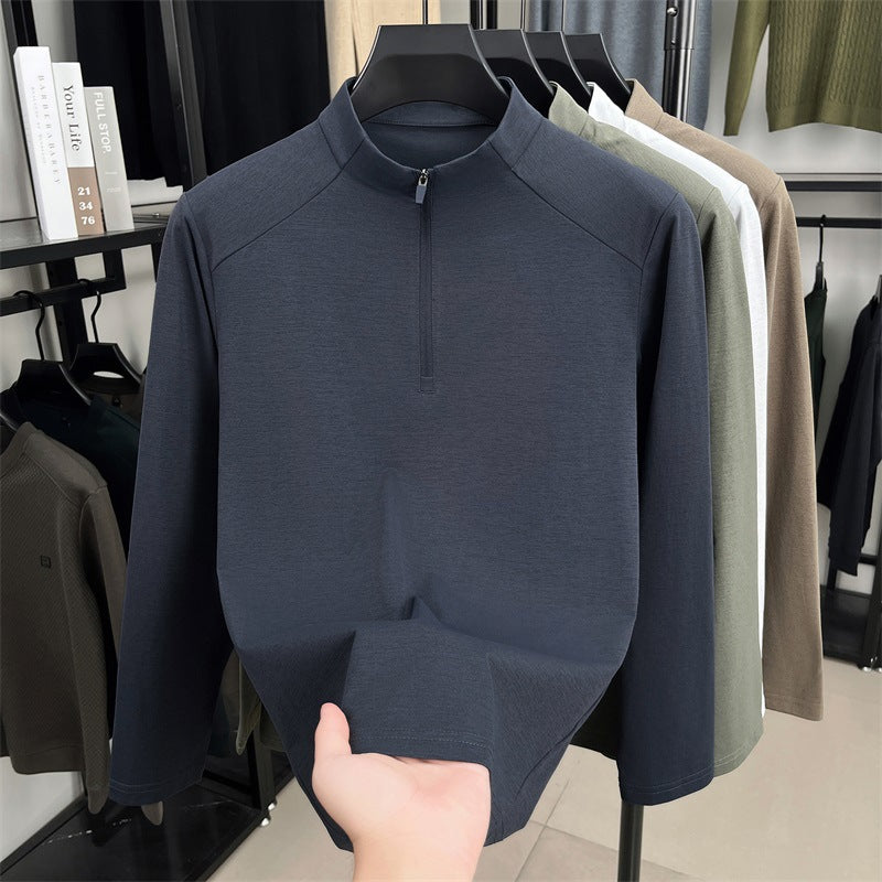 Men's Zip-Neck Athletic Shirt