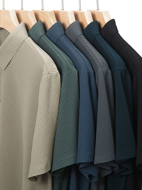 Textured Knit Polo
