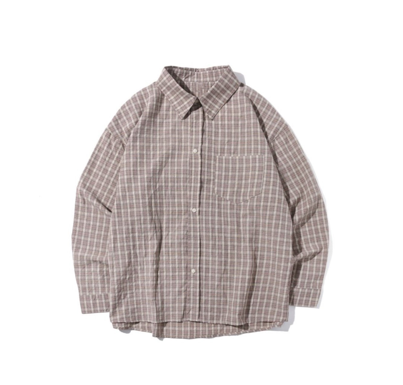 Vintage Plaid Shirt Jacket