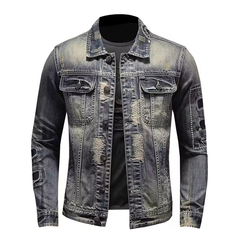 Vintage Slim-Fit Denim Jacket